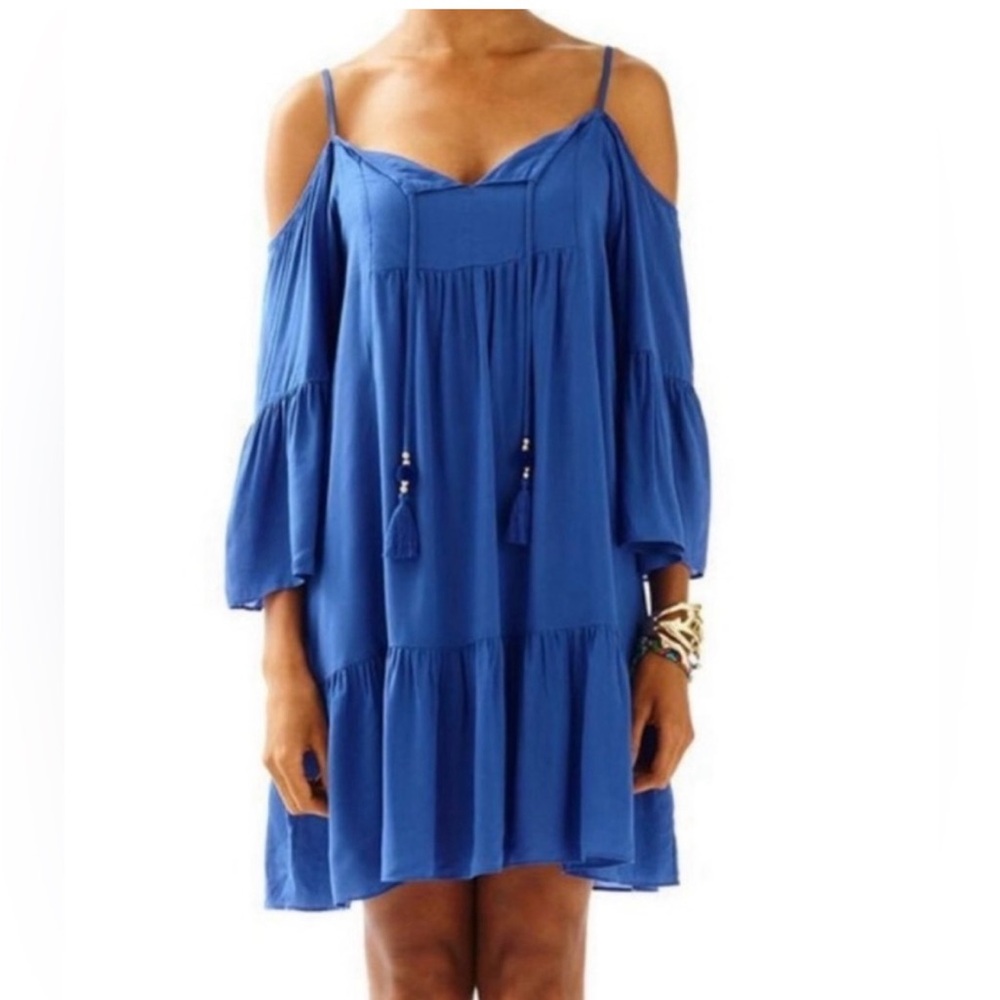 Lilly Pulitzer Alanna Dress Vibrant Blue Dress